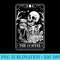 The Coffee Tarot Card, Skull Coffee, Halloween - High Quality PNG Files - Create with Confidence