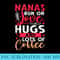 Nanas Run on Love, Hugs, and Lots of Coffee - Sublimation PNG Designs - Unleash Your Inner Rebellion