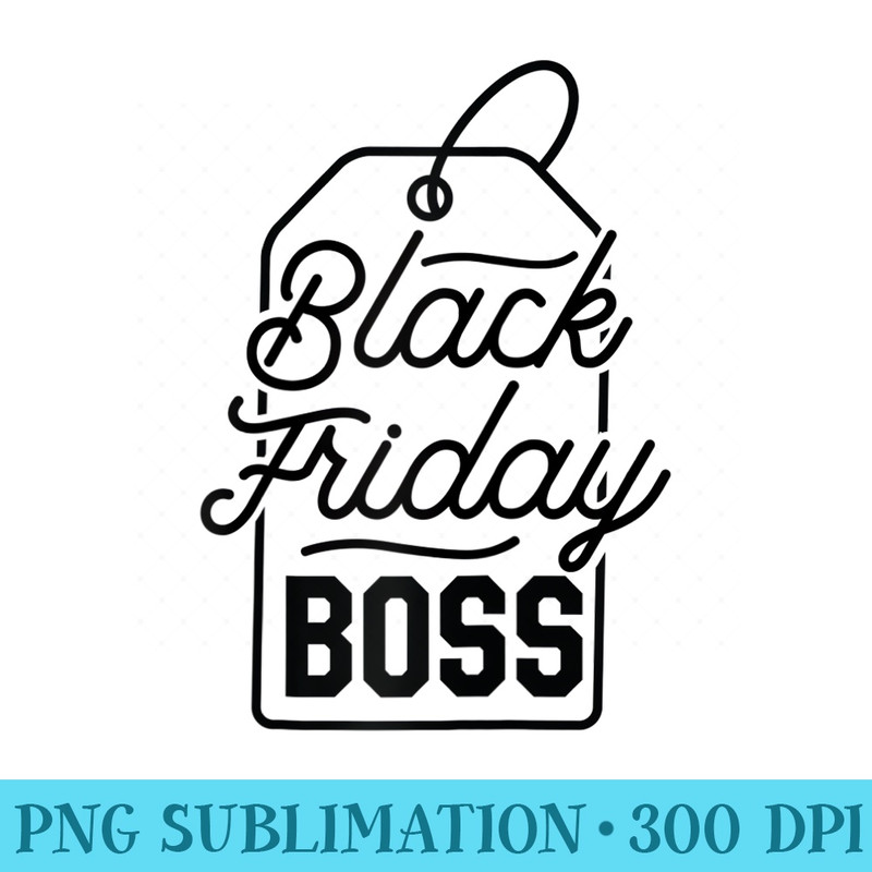 Holiday Shopping Black Friday Boss Funny Christmas Raglan Baseball - Sublimation templates PNG - Quick And Seamless Download Process
