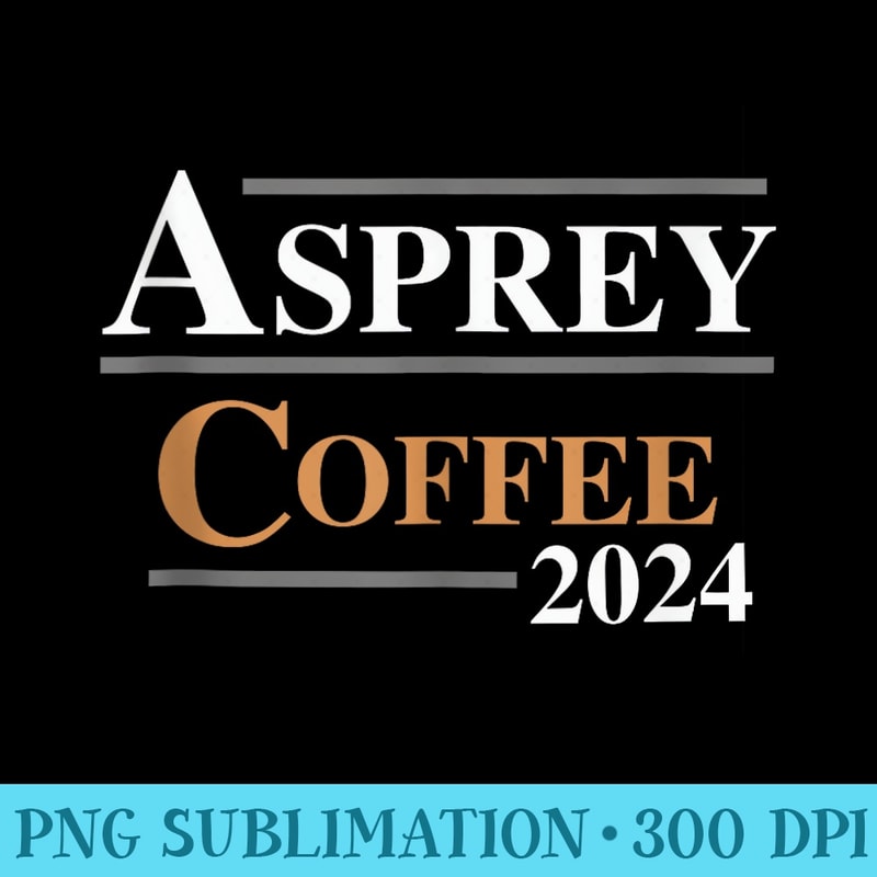 Biohacker Asprey Coffee Funny Election 2024 - High resolution PNG download - Bring Your Designs to Life
