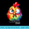 Rainbow Chick Coffee First Caffeine Addict Lover - PNG File Download - Fashionable and Fearless