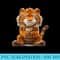 Funny Cute Tiger Drink Coffee For Tiger Lover - PNG Download Transparent Background - Easy-To-Print And User-Friendly Designs