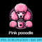Cute Pink Poodle drink coffe - Free Transparent PNG Download - High Resolution And Print-Ready Designs