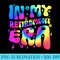 Groovy Tie Dye In My Retirement Era Retired Teacher Funny - Unique Sublimation PNG Download - Versatile And Customizable Designs