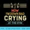 Now Im Down Bad Crying At The Gym Premium - PNG Download Artwork - Versatile And Customizable Designs