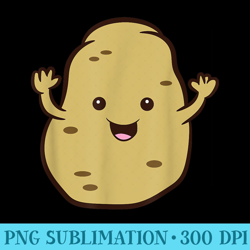 Potato Hands Up Vegetable Love Potatoes - PNG Clipart Download - Add a Festive Touch to Every Day