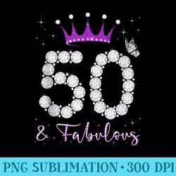 50 fabulous 50th birthday 50 years old queens bday - png image library download