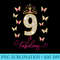 9 And Fabulous, 9 Years Old Girls, 9th Birthday - High Quality PNG Download - Premium Quality PNG Artwork