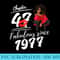 Chapter 47 Fabulous Since 1977 47th Birthday Queen for Women - High Quality PNG files - Unleash Your Creativity