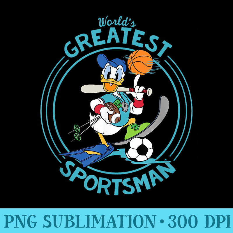 Disney Donald Duck Sportsman Fathers Day - PNG Download Website - Easy-To-Print And User-Friendly Designs