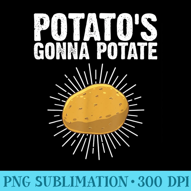 Funny Potato For Cute Potato Tater Spud Lover - PNG Download Resource - Revolutionize Your Designs
