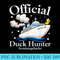 Official Duck Hunter Funny Rubber Duck Cruising Cruise - PNG Download High Quality - Perfect for Sublimation Art