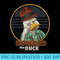 Marvel Howard The Duck Bummed Out Badge Graphic T - PNG Download - Capture Imagination with Every Detail