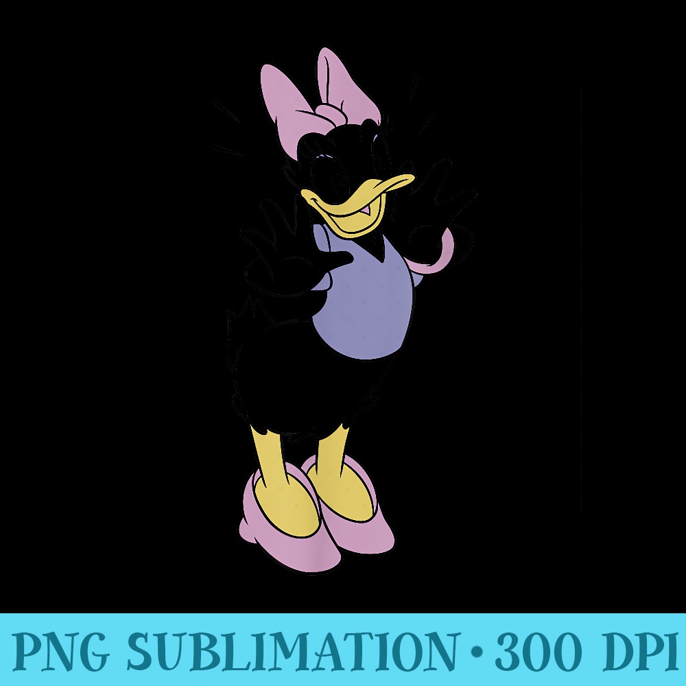 Disney Mickey And Friends Daisy Duck Vintage Portrait - Free Transparent PNG Download - Revolutionize Your Designs