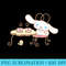 Cinnamoroll Cafe Raglan Baseball - Unique PNG Artwork - Instantly Transform Your Sublimation Projects