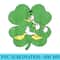 Disney Donald Duck Retro Shamrock St. Patricks Day - Download Transparent PNG Images - Unlock Vibrant Sublimation Designs