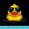 Cool Duck For Rubber Duck Lovers Sunglasses - Shirt Vector Art - Revolutionize Your Designs