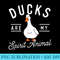 Ducks Are My Spirit Animal Duck Lover - Printable PNG Images - Enhance Your Apparel with Stunning Detail
