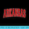 ARKANSAS USA STATE AR Varsity Style Vintage Sports - Shirt Vector Art - Defying the Norms