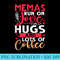 Memas Run on Love, Hugs, and Lots of Coffee - PNG Download Illustration - Premium Quality PNG Artwork