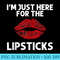 Cool Lipstick For Girls Red Lips Kiss Makeup Artist - Sublimation clipart PNG - Vibrant and Eye-Catching Typography