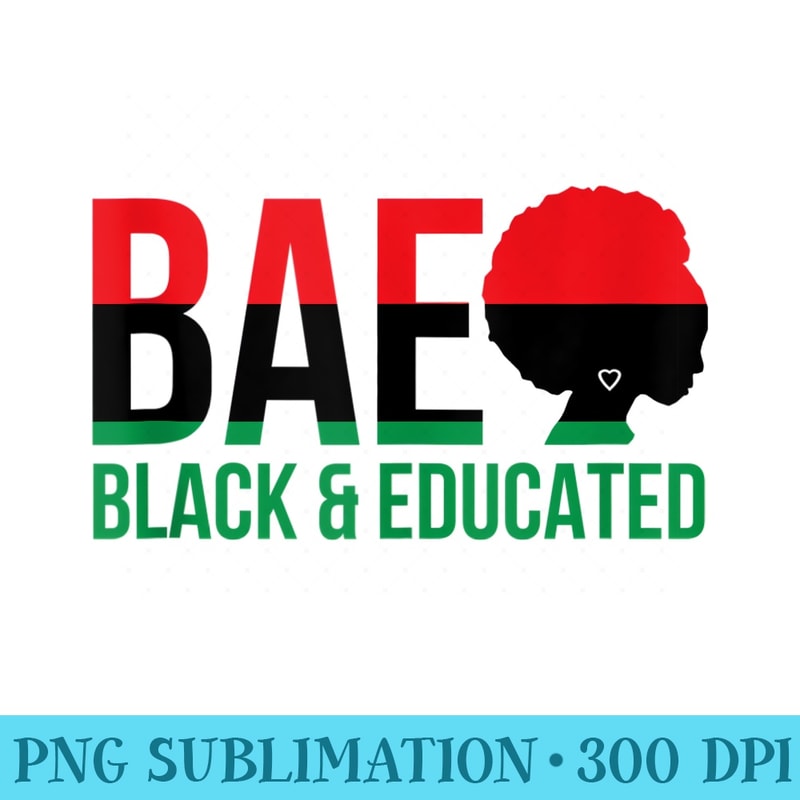 Pride Black Educated Afro Pride Pan African Flag Melanin - Sublimation images PNG download - Unlock Vibrant Sublimation Designs