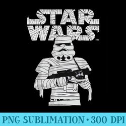 star wars stormtrooper mummy halloween - png download clipart