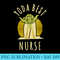 Star Wars Classic Yoda Best Nurse Jedi Vintage Chibi Yoda - Sublimation designs PNG - Unique And Exclusive Designs