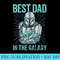 Star Wars The Mandalorian and Grogu Best Dad in the Galaxy - Mug Sublimation PNG - Premium Quality PNG Artwork