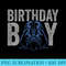 Star Wars Blue Darth Vader Birthday Distressed - High Quality PNG Files - Boost Your Success with this Inspirational PNG Download