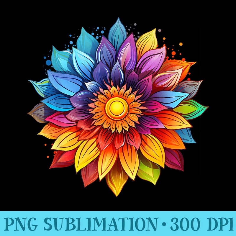 Sunflower Design for Women Men Flower Graphic - PNG Sublimation - Add a Festive Touch to Every Day