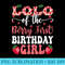Lolo Of The Berry 1st Birthday Girl Sweet Strawberry - Sublimation PNG Designs - Unleash Your Inner Rebellion
