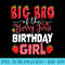 Big bro of The Berry First Bday of Girl Strawberry Brother - Download Shirt PNG - Limited Edition And Exclusive Designs