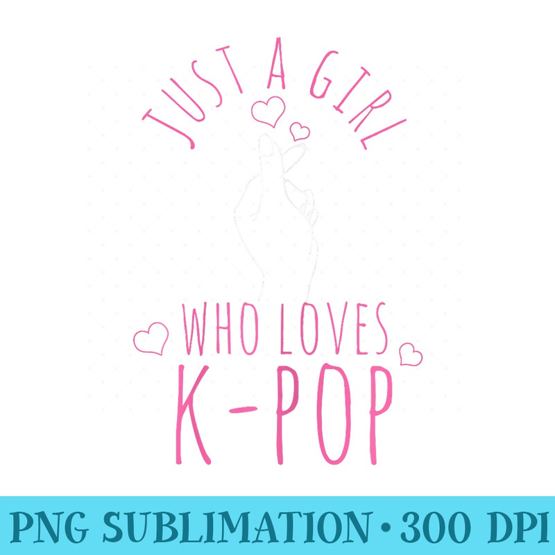 KPop Hand Heart Symbol Korean Pop Music Fan - PNG Download Source - Vibrant and Eye-Catching Typography