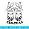 Kawaii Bes Teas Bubble Tea Cute Boba Besties - Digital PNG Downloads - Quick And Seamless Download Process