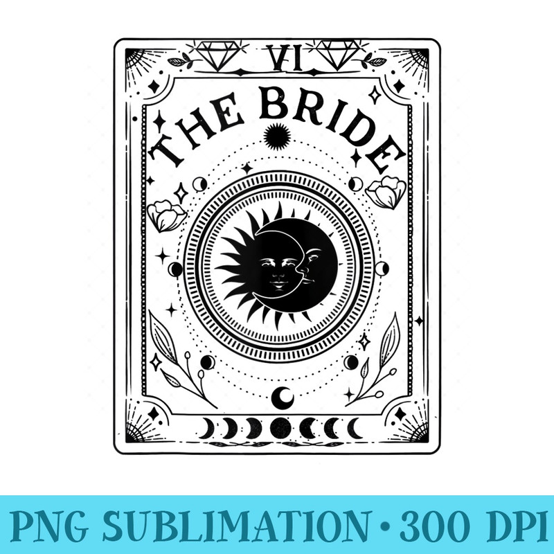 Boho Mystic Tarot Celestial Bachelorette Bride Bridesmaid - PNG Download Collection - Easy-To-Print And User-Friendly Designs