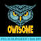 Owlsome Owl - Unique Sublimation patterns - Bold & Eye-catching