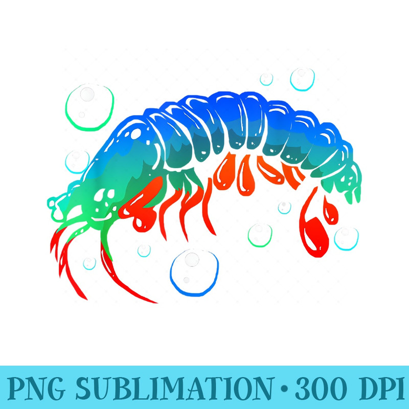 Praying Mantis Peacock Mantis Shrimp - Shirt Vector Art - Transform Your Sublimation Creations