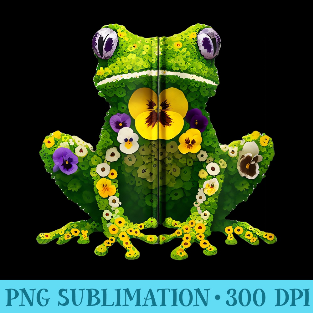 Pansies Frog Flower Pansy Gardening Floral - PNG Picture Download - Quick And Seamless Download Process