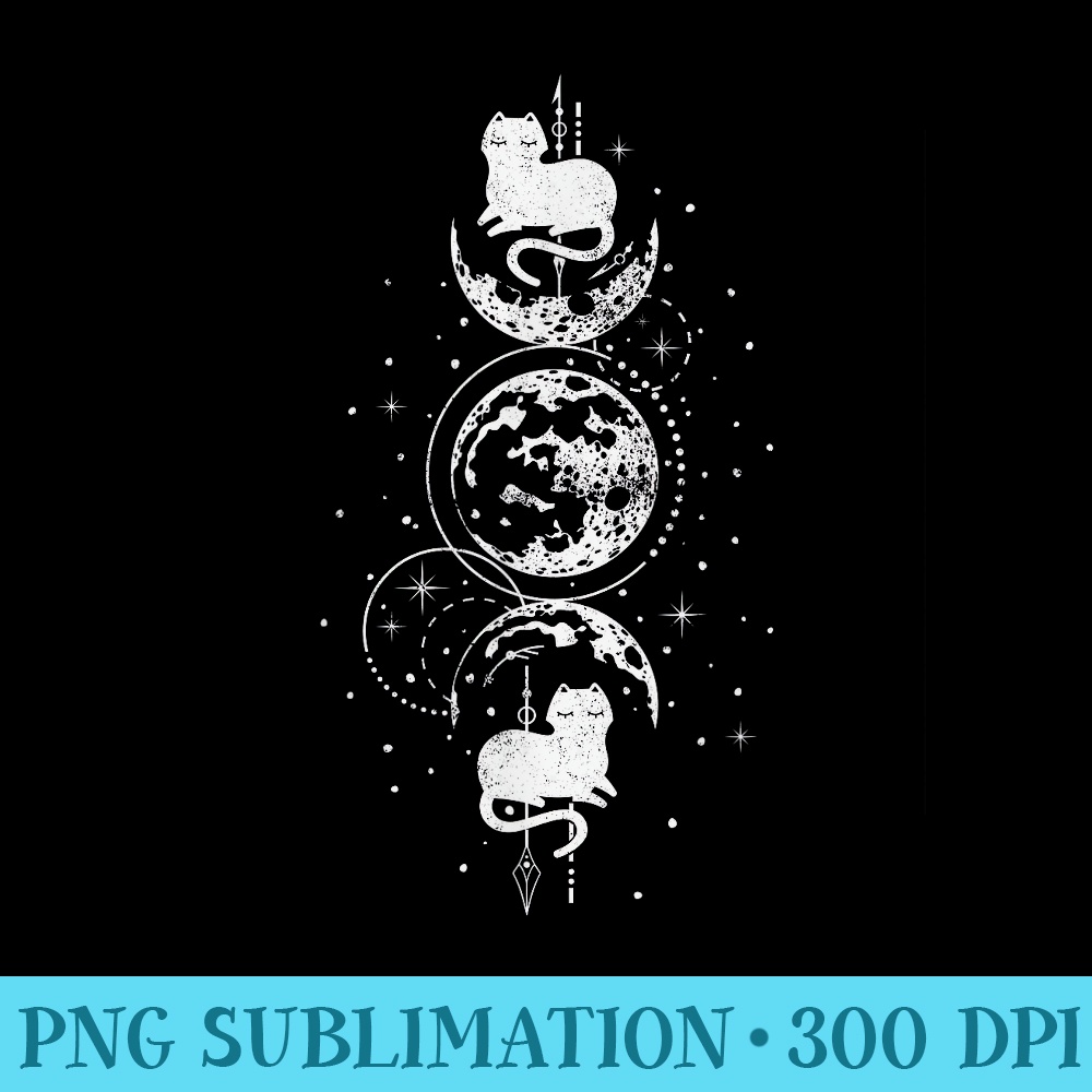 Cats, Starry sky, Astrology, Tarot, Spiritual - Sublimation backgrounds PNG - Spice Up Your Sublimation Projects