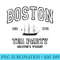 Boston T Vintage Tea Party 1773 Design Massachusetts - PNG Image Download - Spice Up Your Sublimation Projects