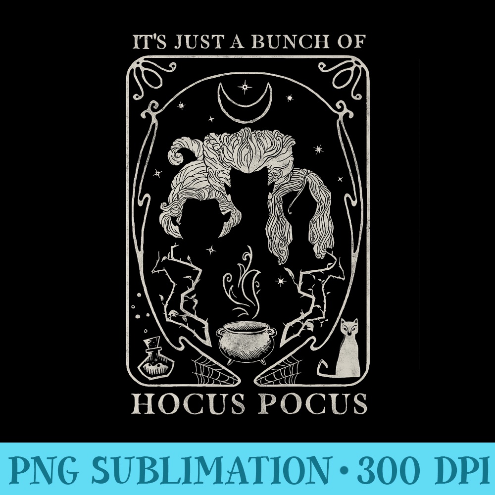 Disney Hocus Pocus Sanderson Sisters Cosmic Tarot Premium - PNG Image Download - Unique And Exclusive Designs