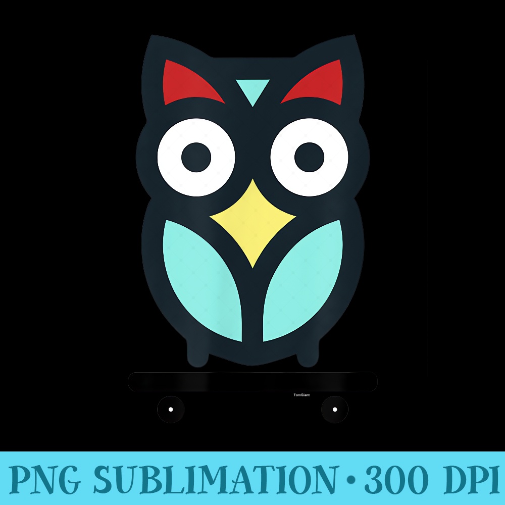Skateboarding Owl Youth Skateboard Skater Animal - Printable PNG Graphics - Perfect for Personalization