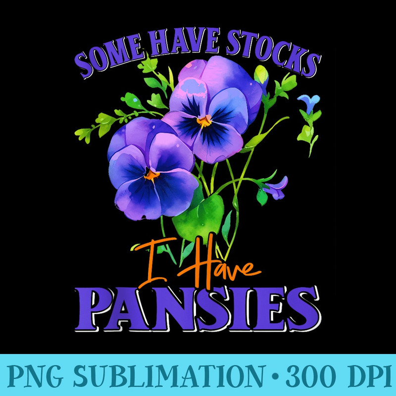 Pansy Flower lover - Unique Sublimation PNG Download - Bring Your Designs to Life