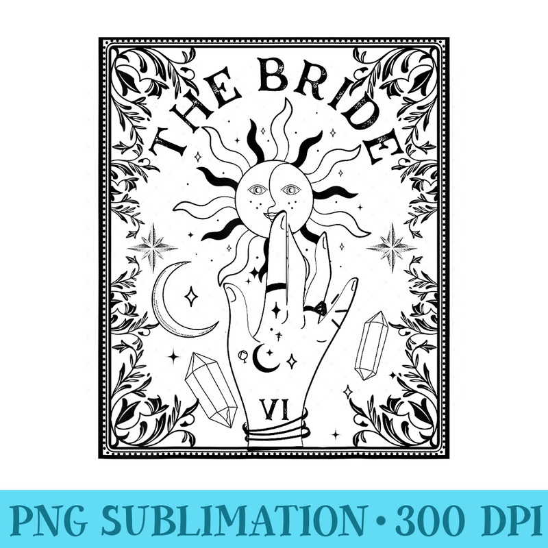 Boho Mystic Tarot Celestial Bachelorette Bride Bridesmaid - PNG Templates Download - Bold & Eye-catching