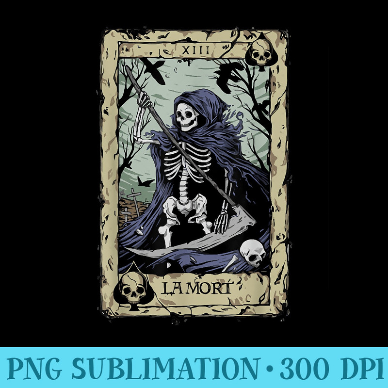 the death tarot tapestry La Mort Death Tarot Card Spooky - Transparent PNG Download - Eco Friendly And Sustainable Digital Products