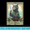 The Stoner Cat Tarot Card Cannabis Weed Lover Marijuana - PNG design assets - Spice Up Your Sublimation Projects