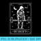 Tarot Card Deadlifts Skeleton Gym Spooky Season Halloween - Shirt Clipart Free PNG - Perfect for Sublimation Mastery