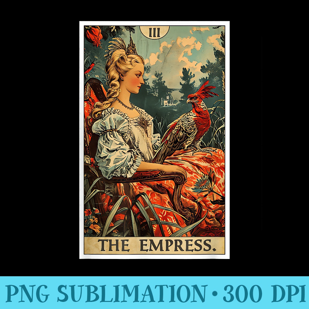 Tarot Cards Tarot Card 3 The Empress - PNG Clipart Download - Limited Edition And Exclusive Designs