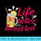 Women Sweet Tea - PNG Download Graphic - Add a Festive Touch to Every Day